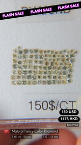 Natural Fancy Green Diamond Deal (1.01 cts)